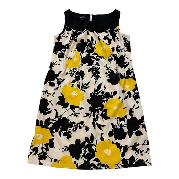 Alyx Black and Yellow Floral Midi Dress - Picture 4 of 10